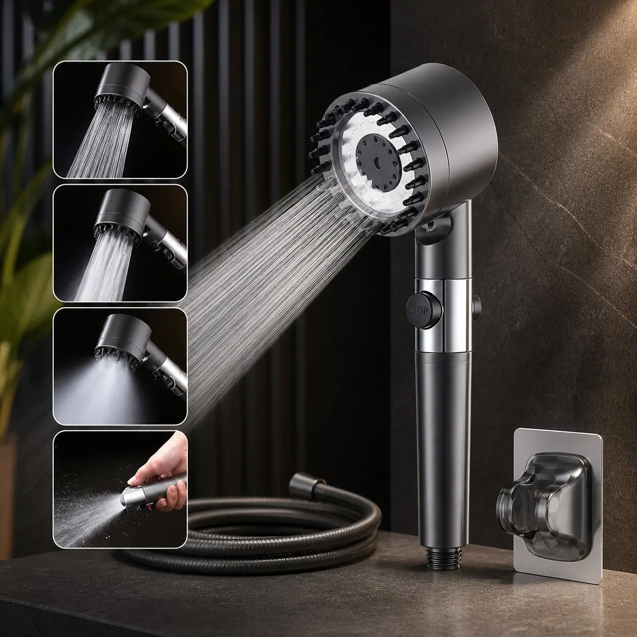 HydroSpa Pro™ Pommeau de douche haute pression avec filtre