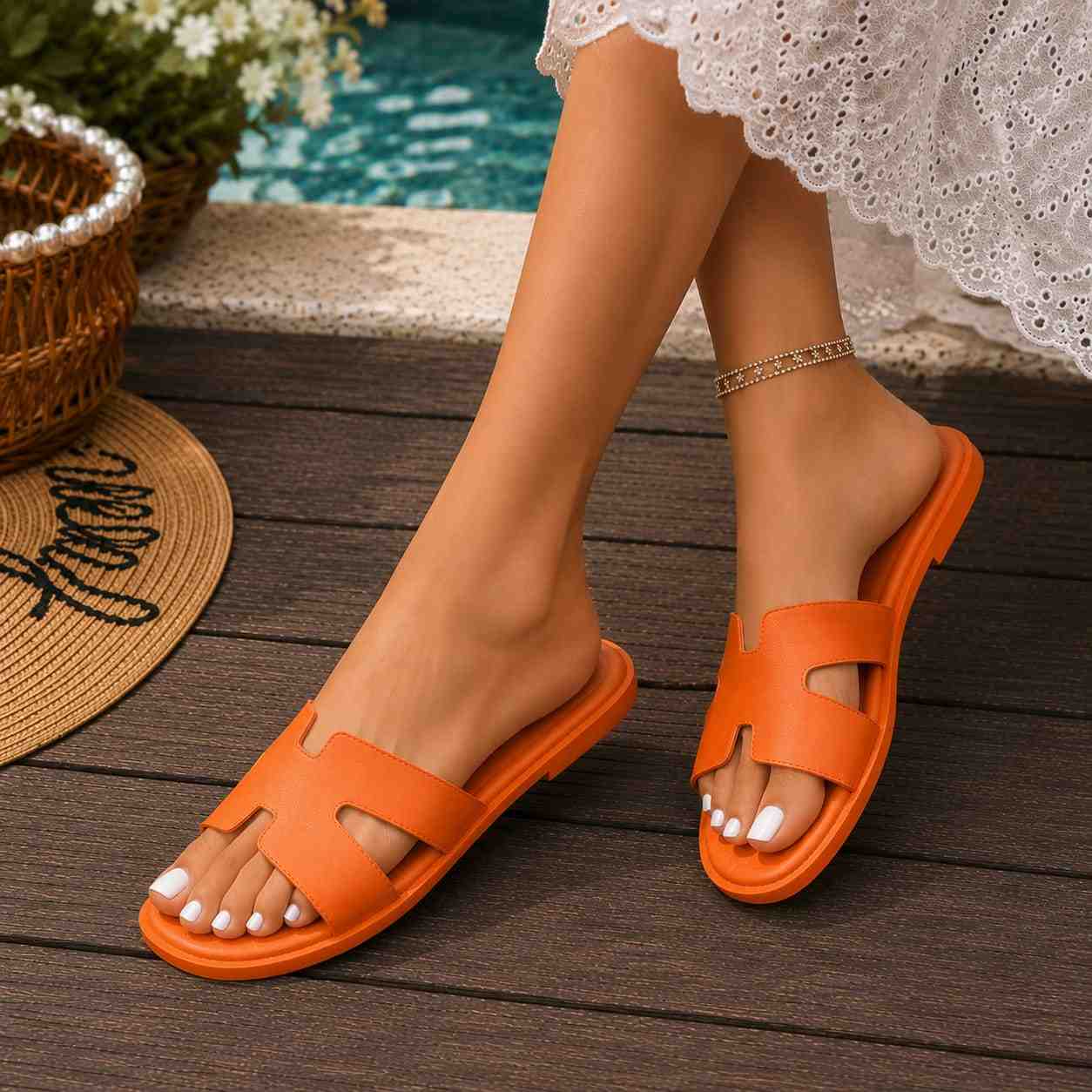 Sandales Plates Élégantes pour Femme