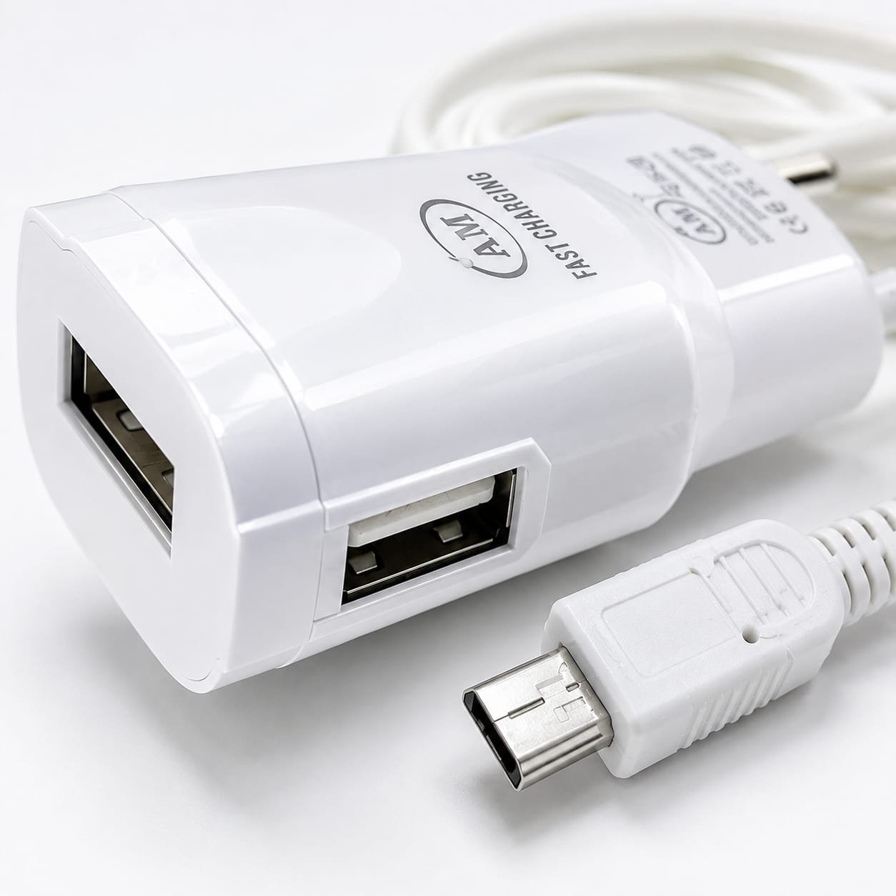 Chargeur Secteur USB AM Charge Rapide avec Câble