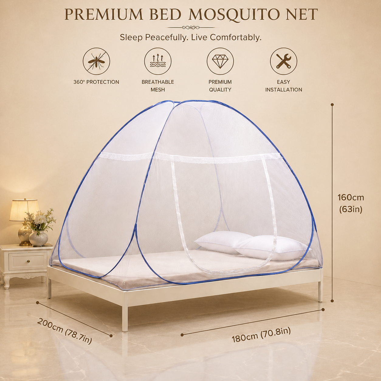 Moustiquaire Premium pour Lit