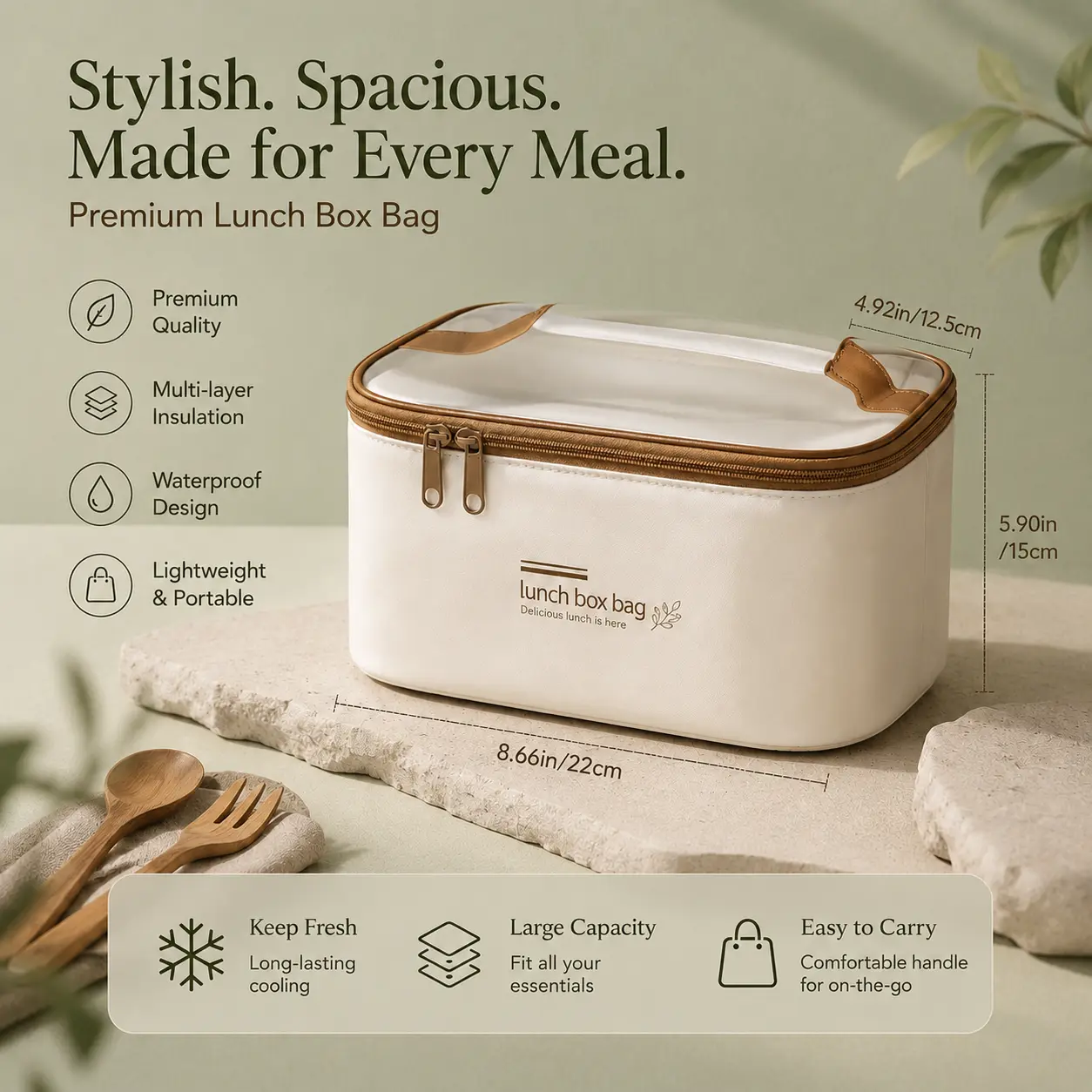 Set Lunch Box Isotherme Portable