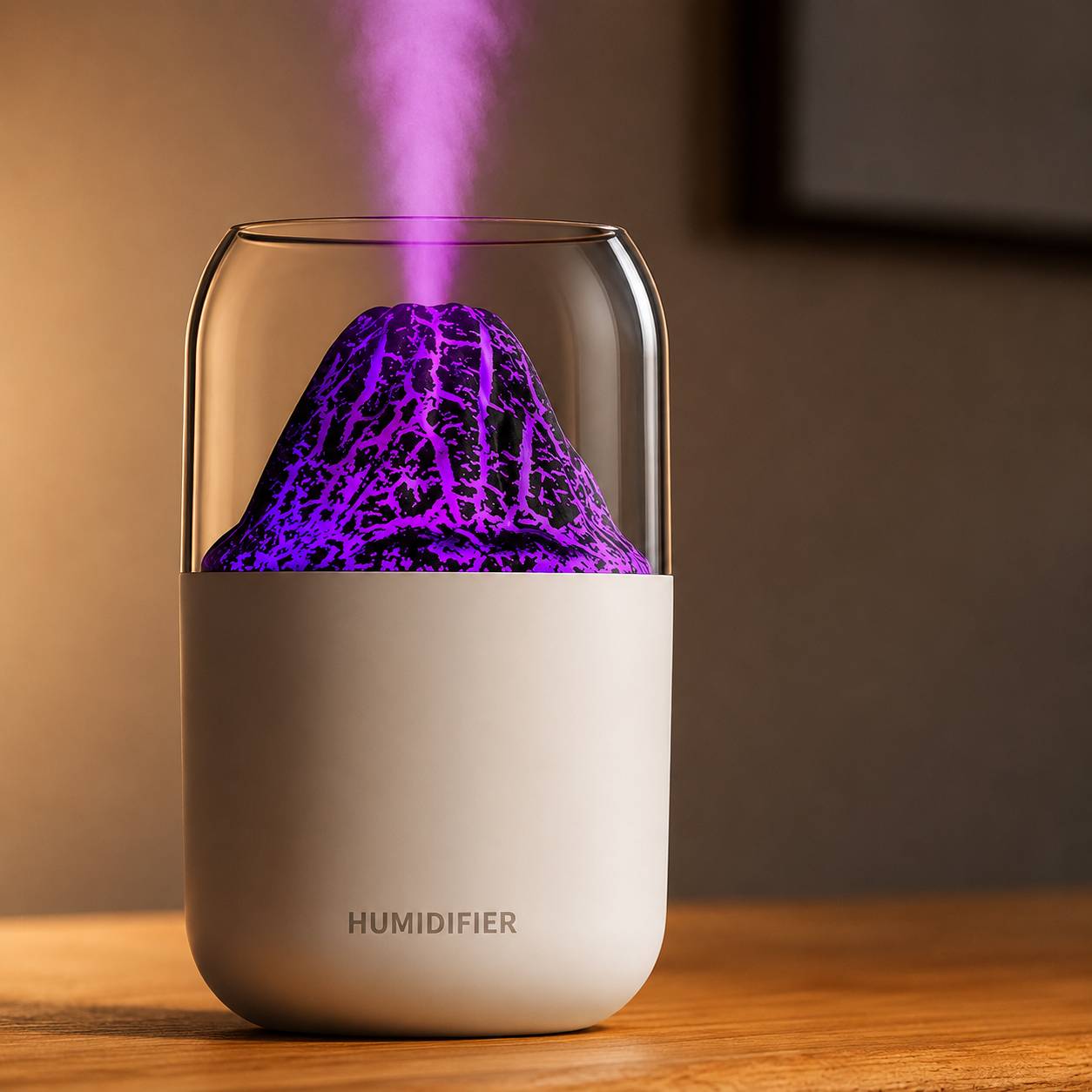 Humidificateur Aromatique Effet Volcan