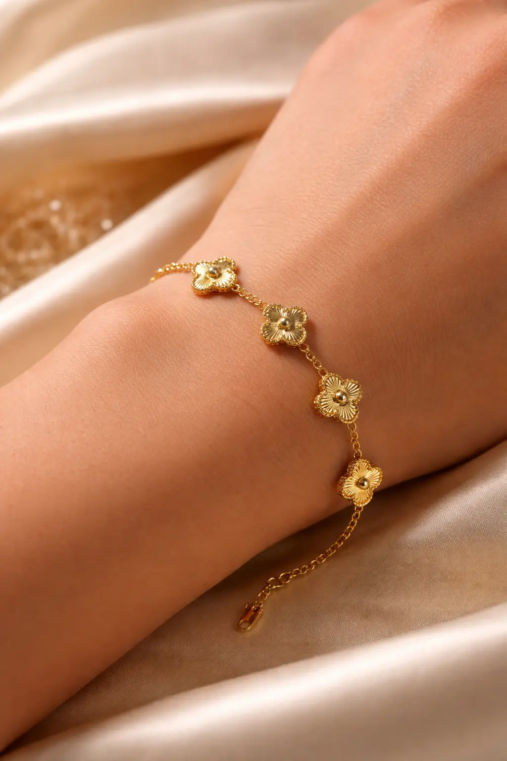 Bracelet Fleur Dorée