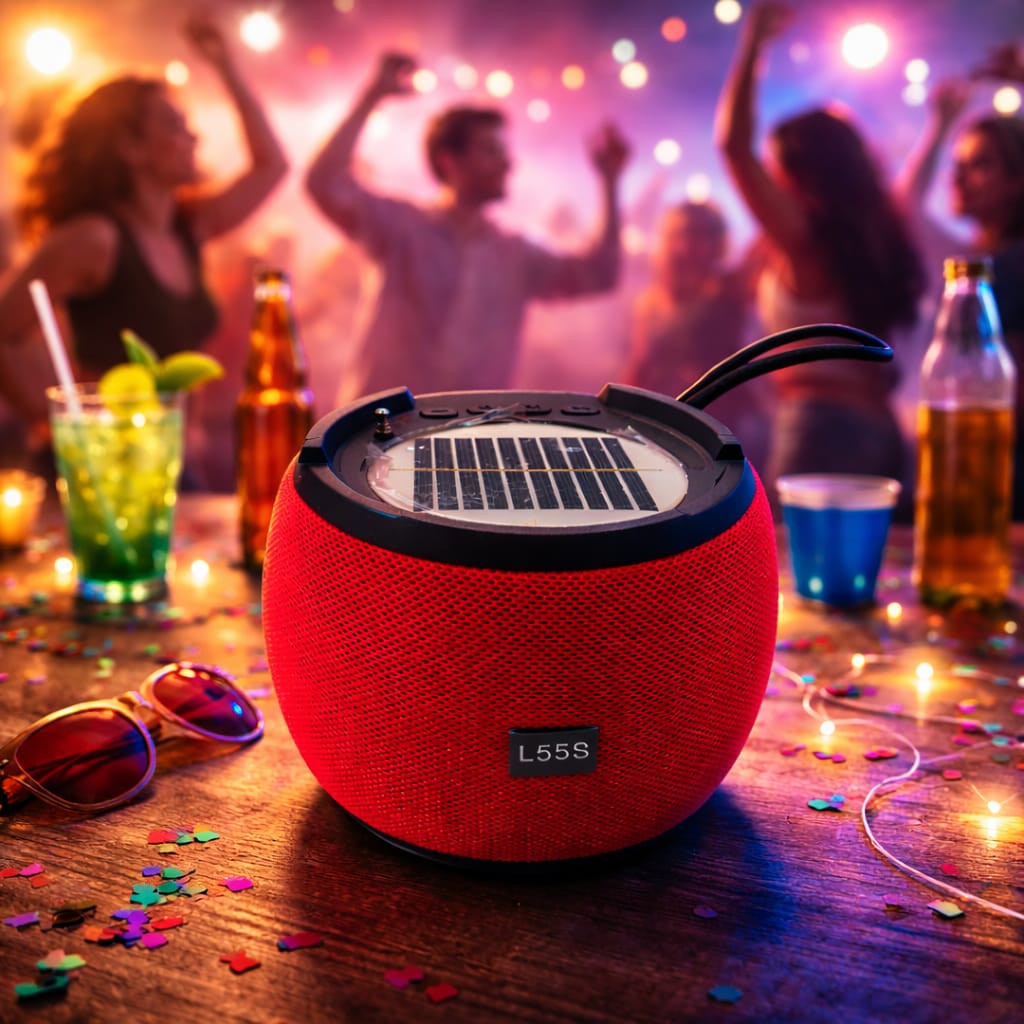 Solar Sound L55S – Haut-parleur Bluetooth avec charge solaire