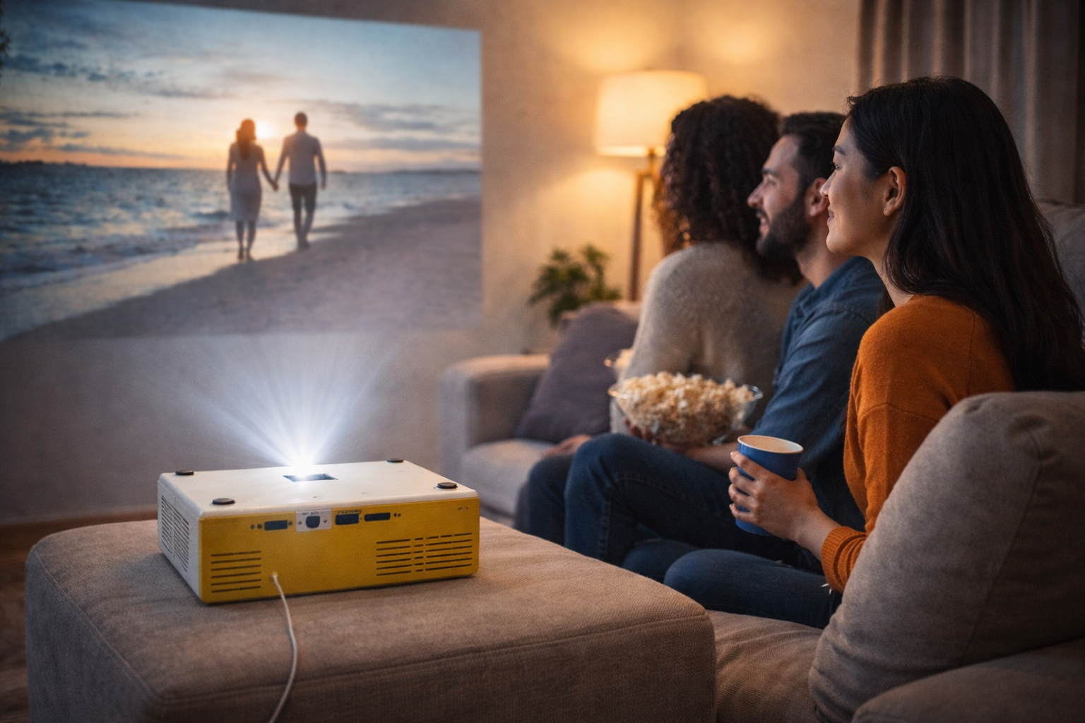 Mini Projector LED – Projecteur Portable HD Multimédia