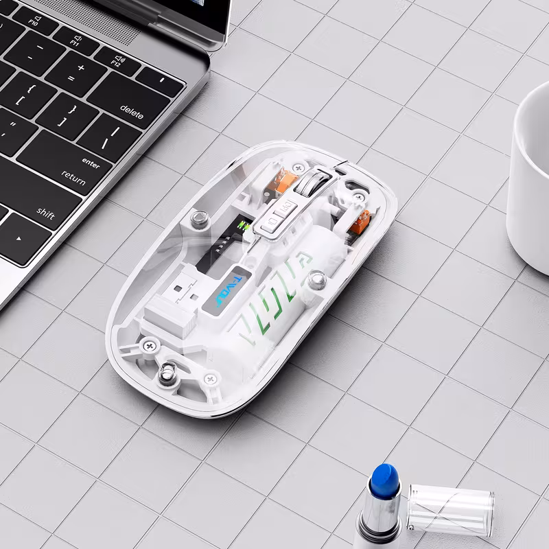 Crystal Transparent Wireless Mouse