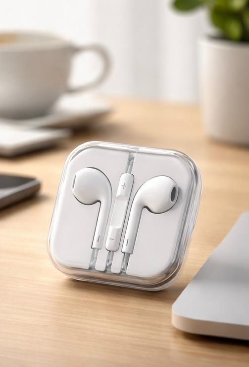 Crystal Case Wired Earphones