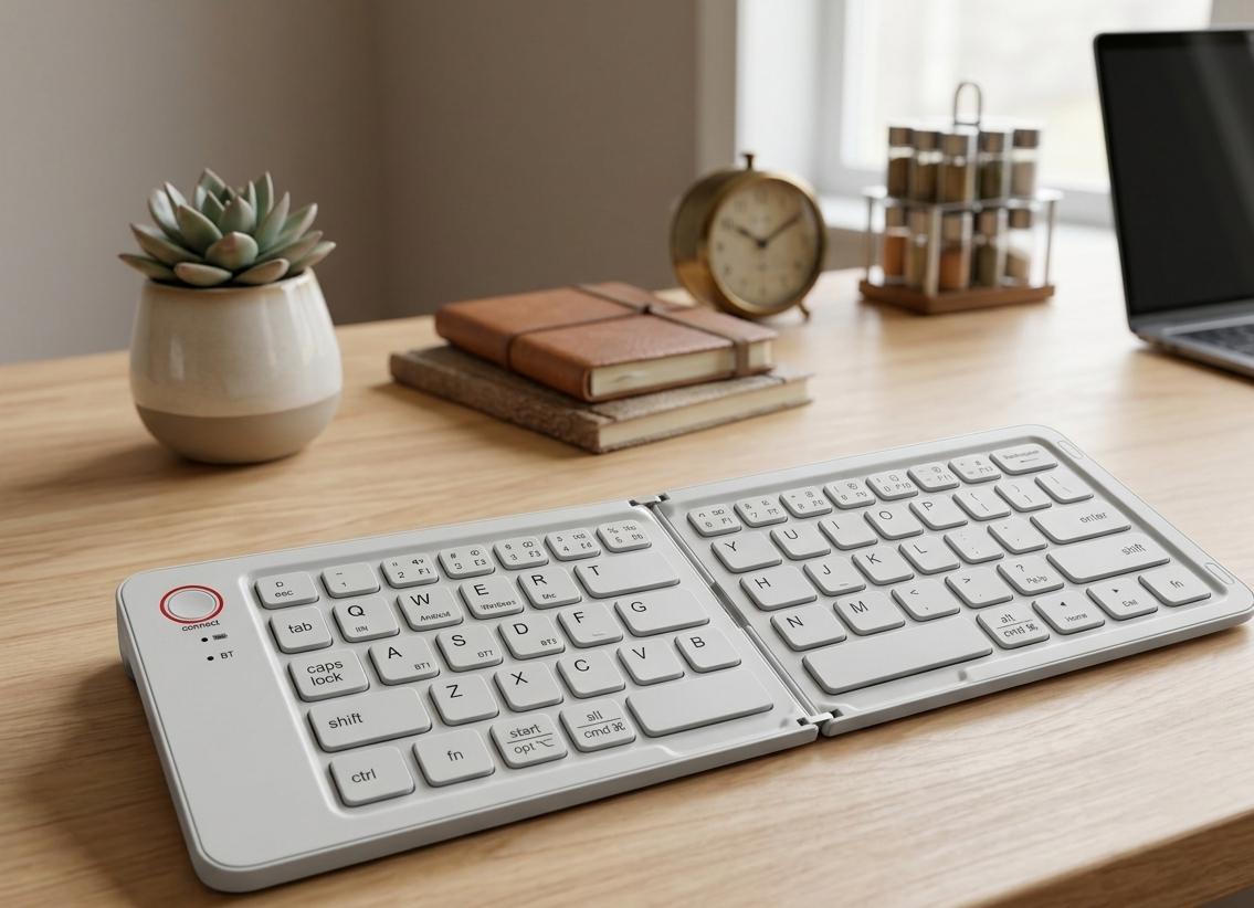 Clavier Bluetooth Pliable Sans Fil