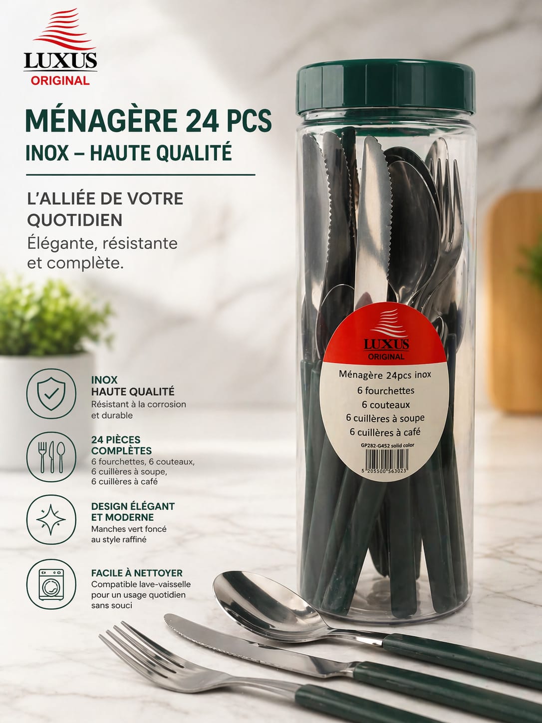 Ménagère LUXUS Original 24 Pièces