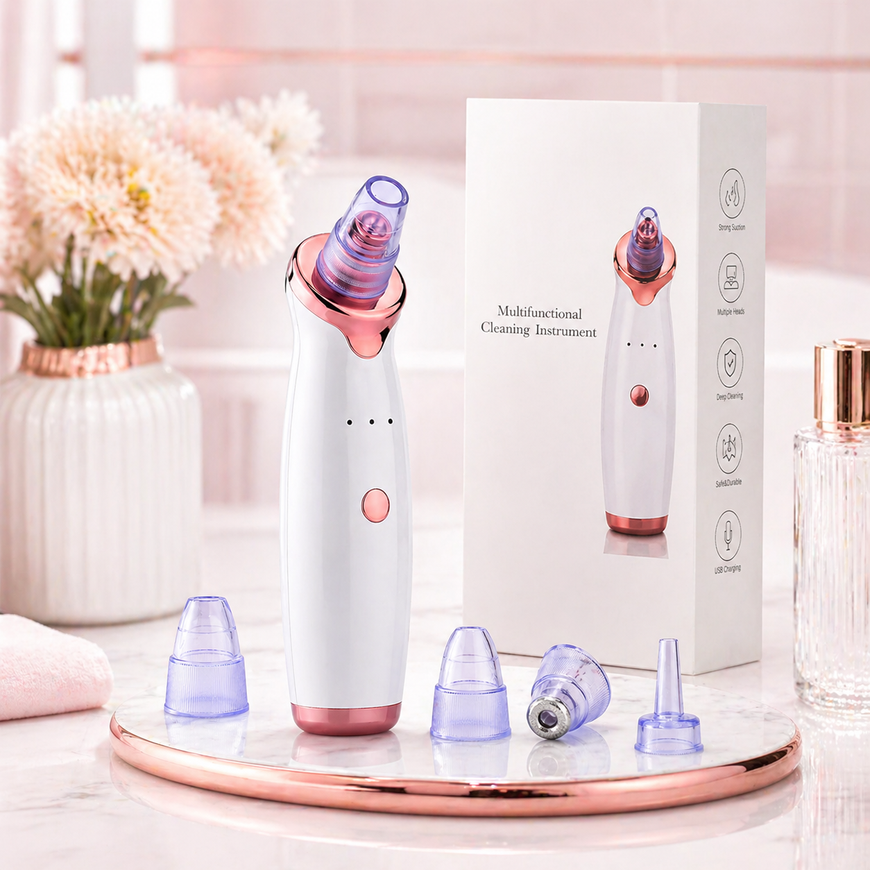 Blackhead Remover Vacuum with Multi-Heads