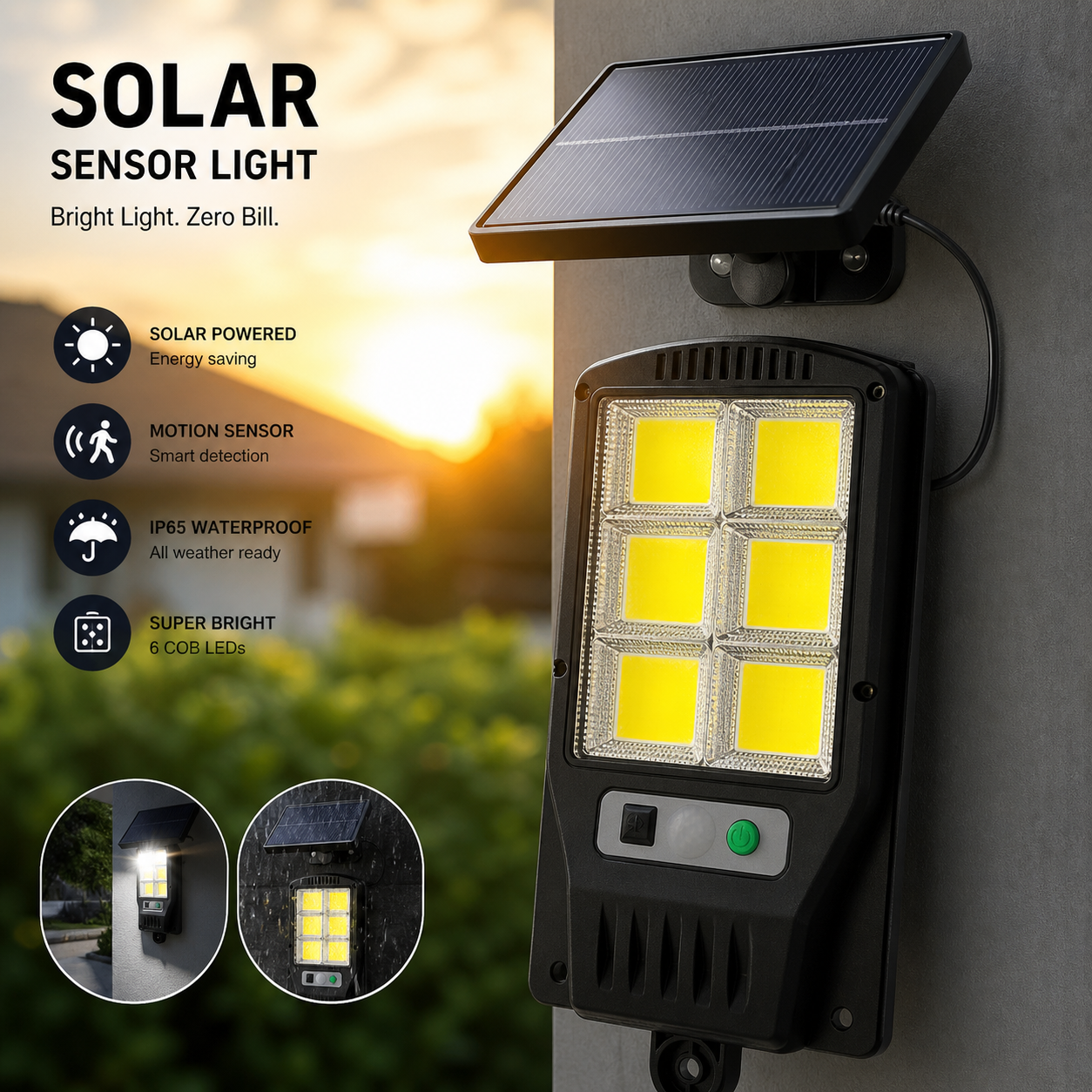 Lampe Solaire Détecteur Pro