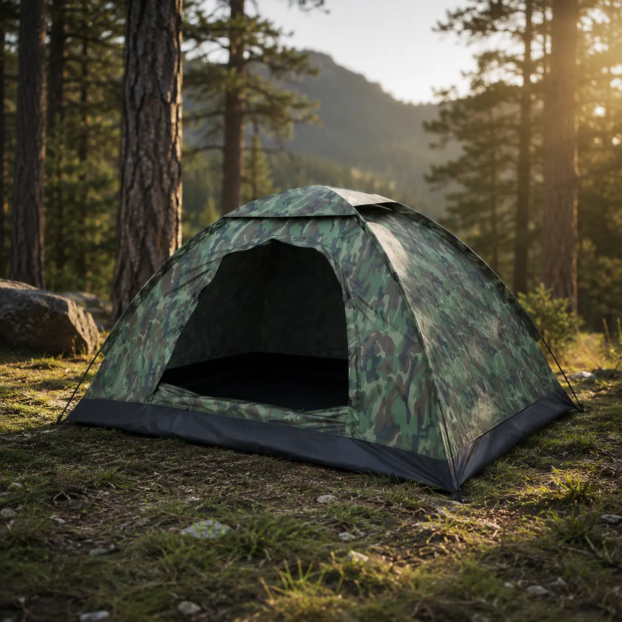 Tente de Camping Camouflage