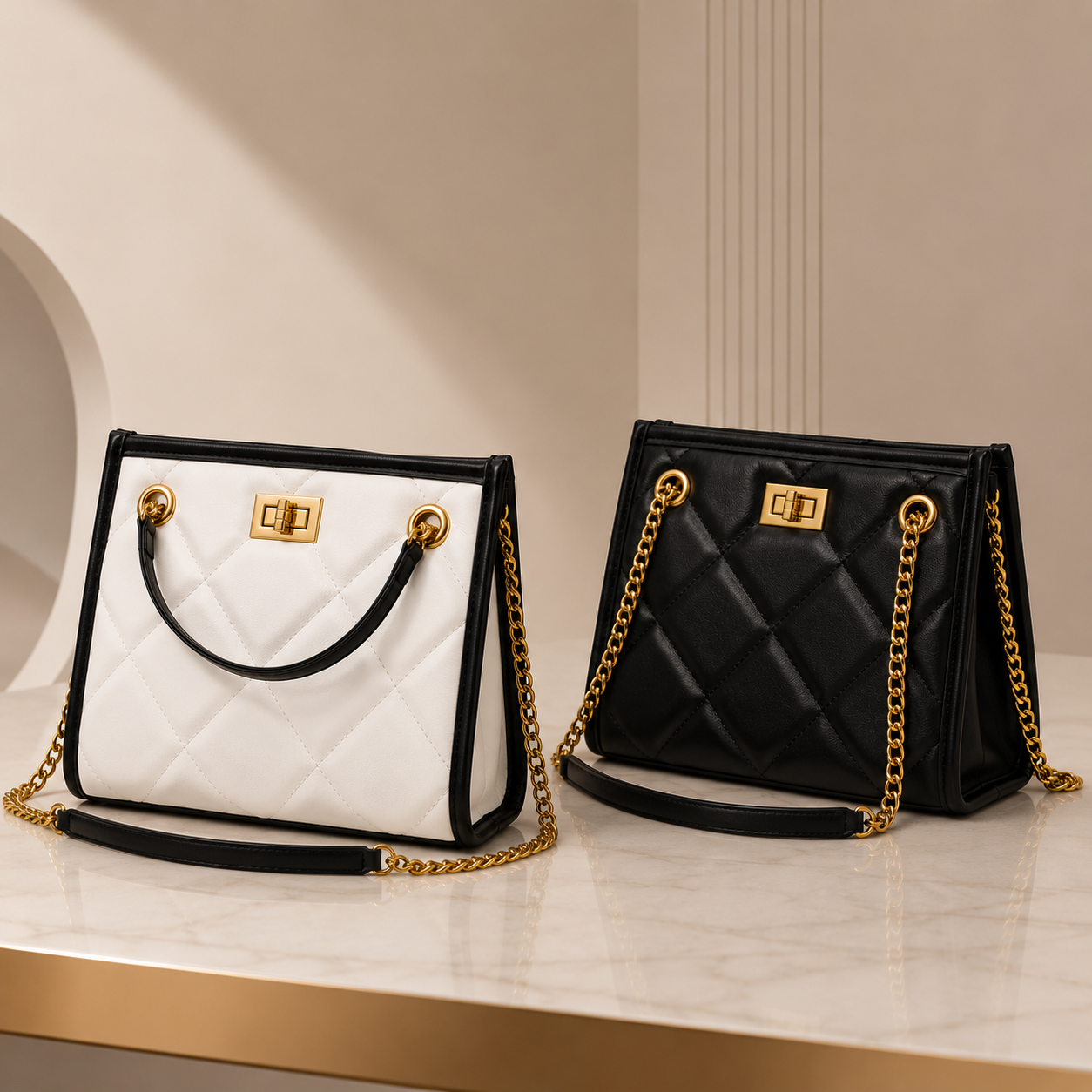 Sac à Main Femme Matelassé Luxe