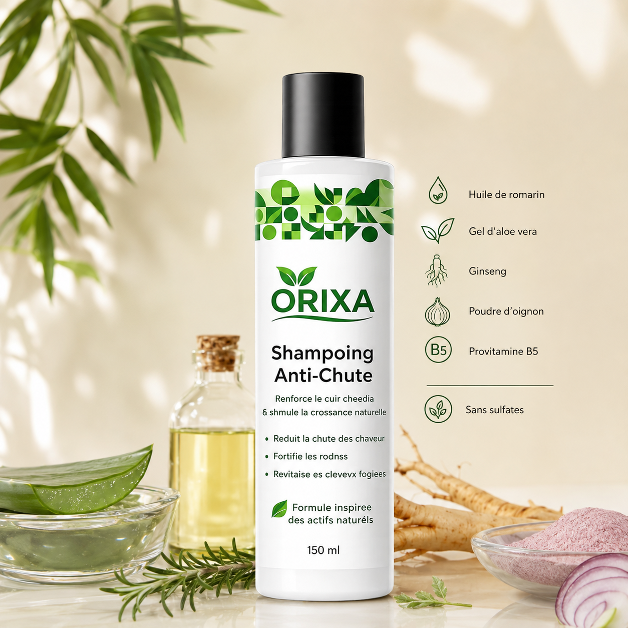 ORIXA Shampooing Anti-Chute