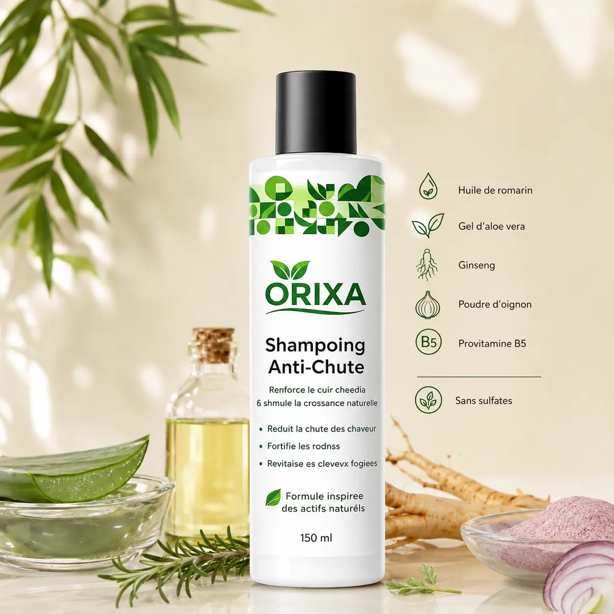 ORIXA Shampooing Anti-Chute