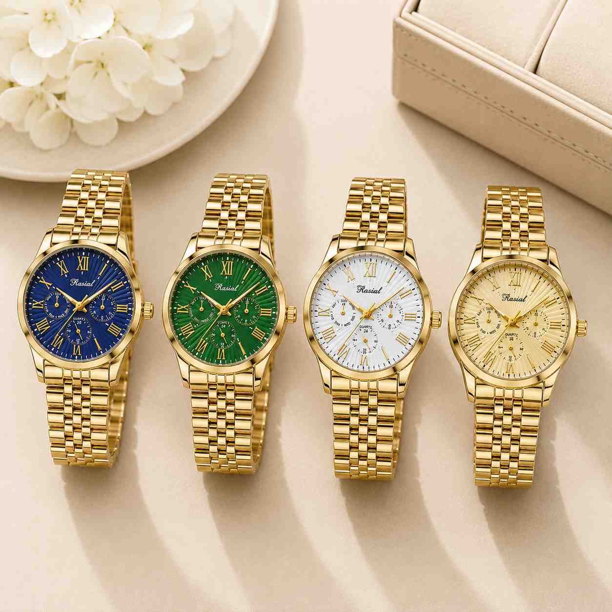 Montre Quartz Luxe pour Femme