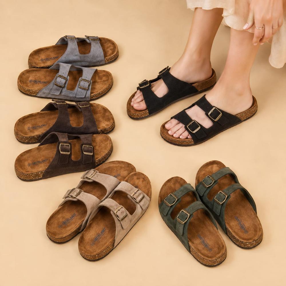 Sandales Confort à Double Boucle