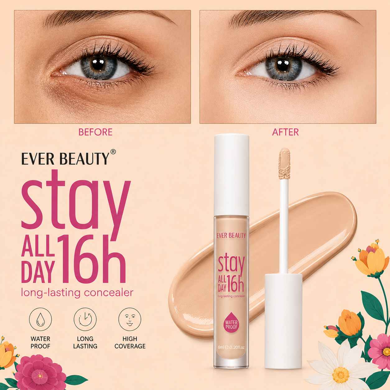 Ever Beauty Stay All Day 16H Correcteur