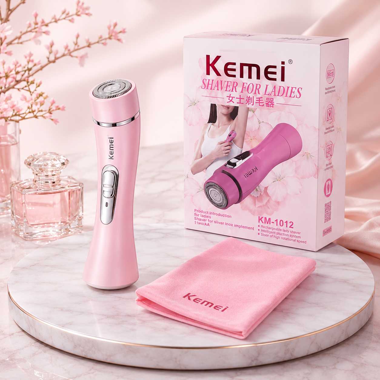 Kemei KM-1012 Women's Electric Shaver