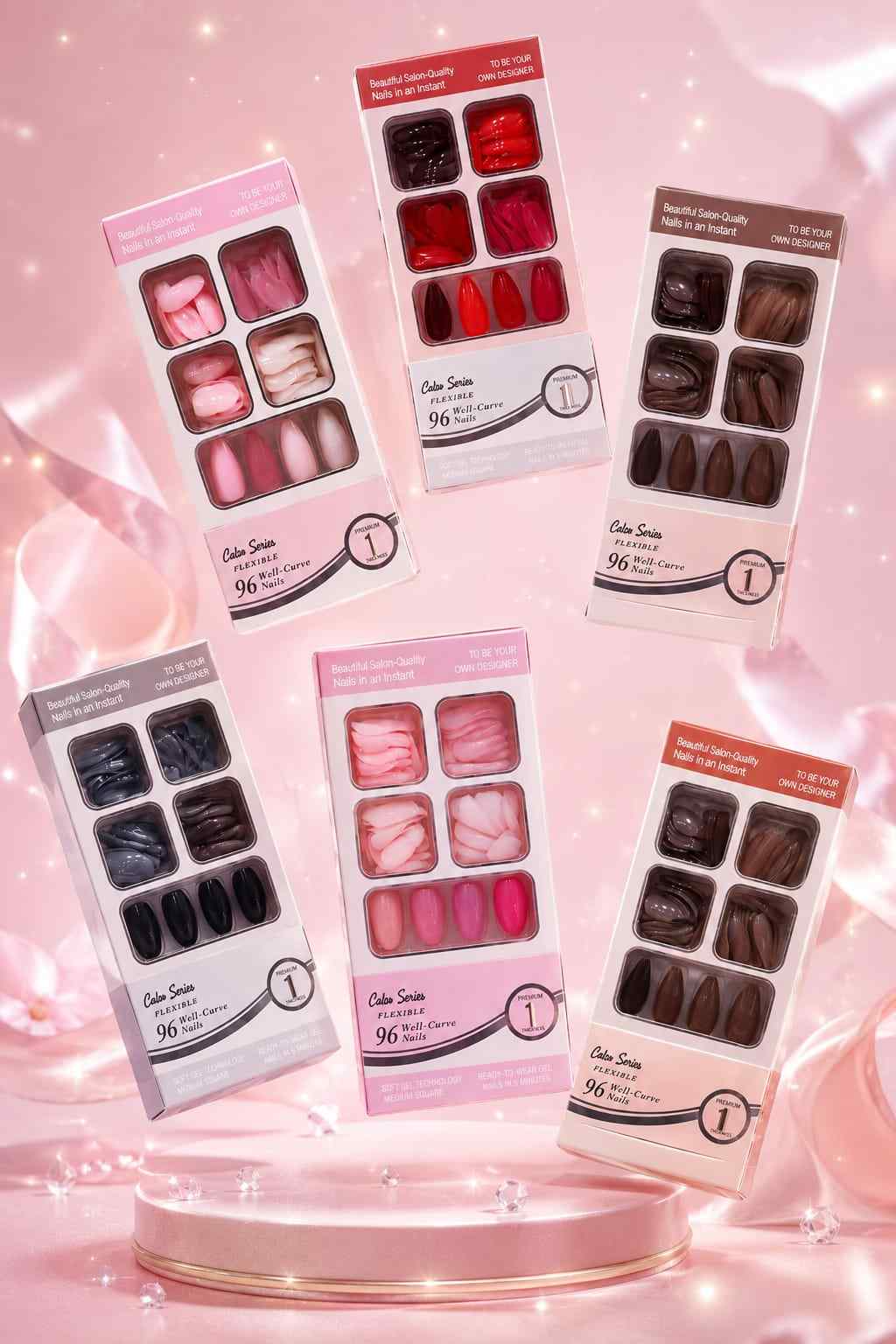 Pack de Faux Ongles Premium – Pack Unitaire