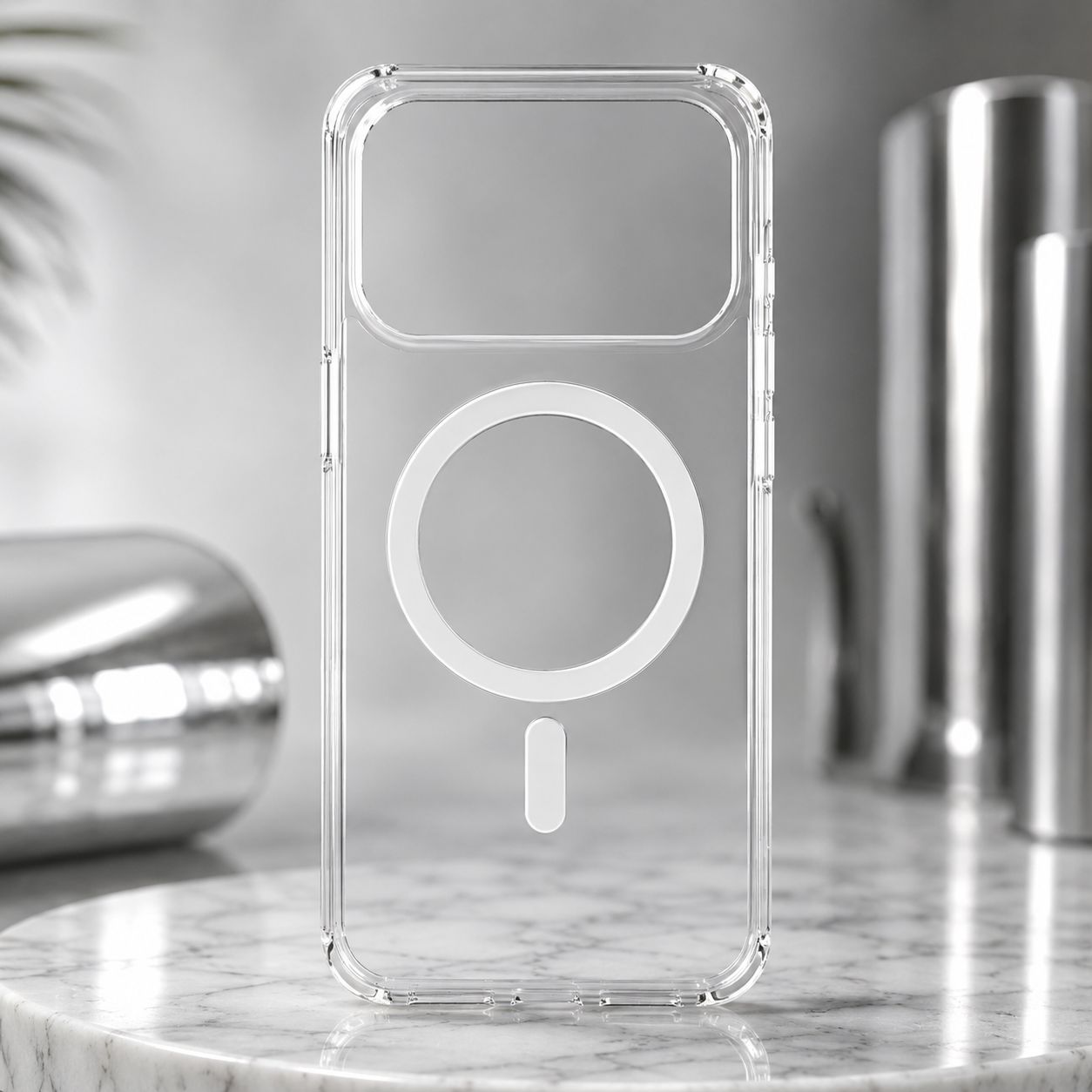 Coque Transparente Antichoc MagSafe pour iPhone 17 Pro Max