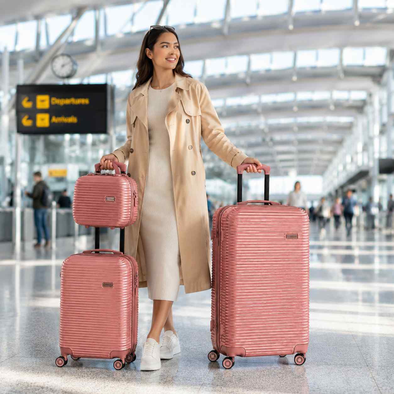 Ensemble de Valises Rigides Premium – 3 Pièces