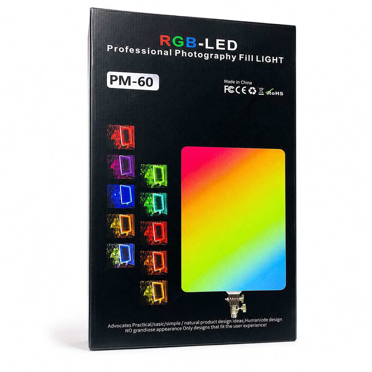 PM-60 RGB LED Photography Fill Light