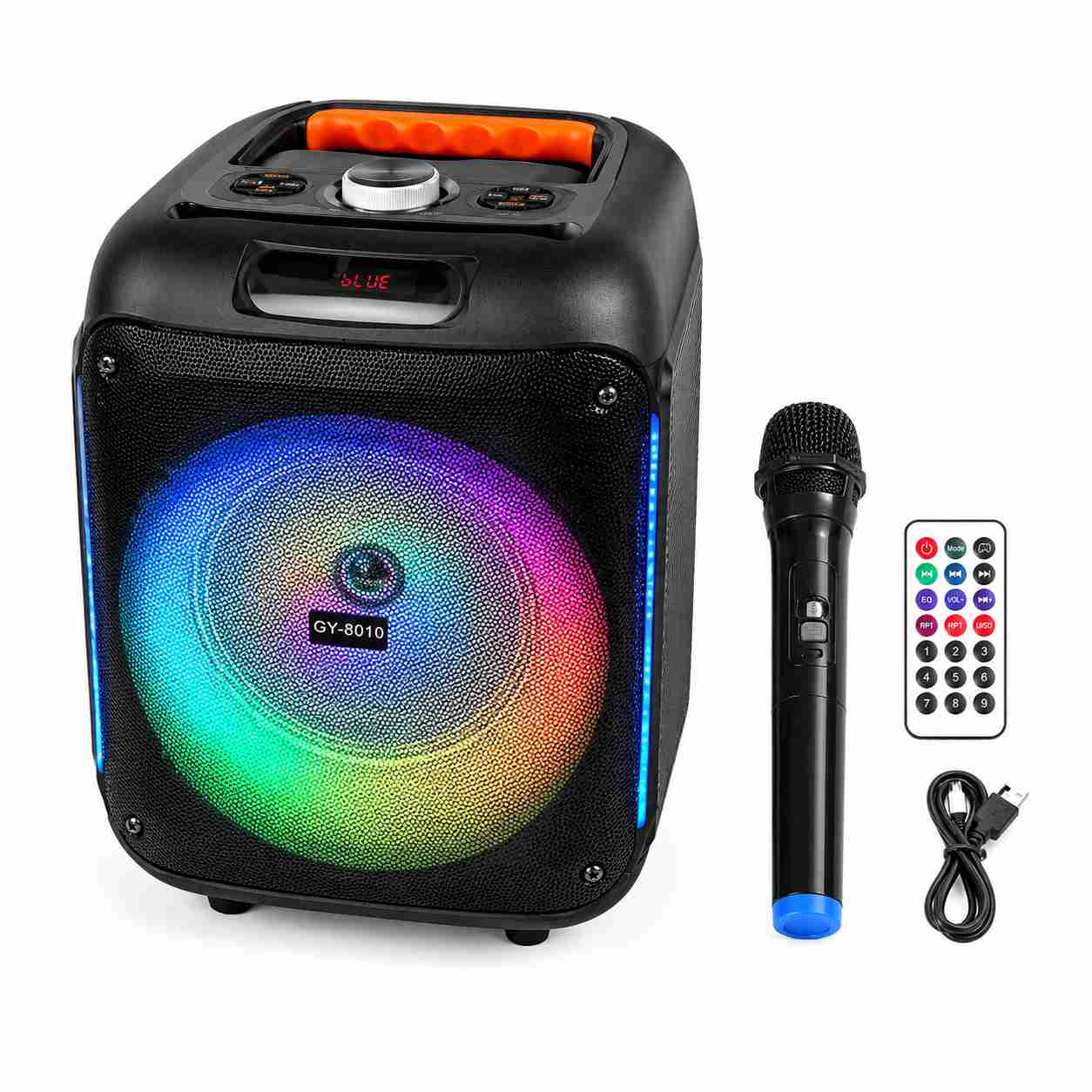 GY-8010 Portable Bluetooth Karaoke Speaker
