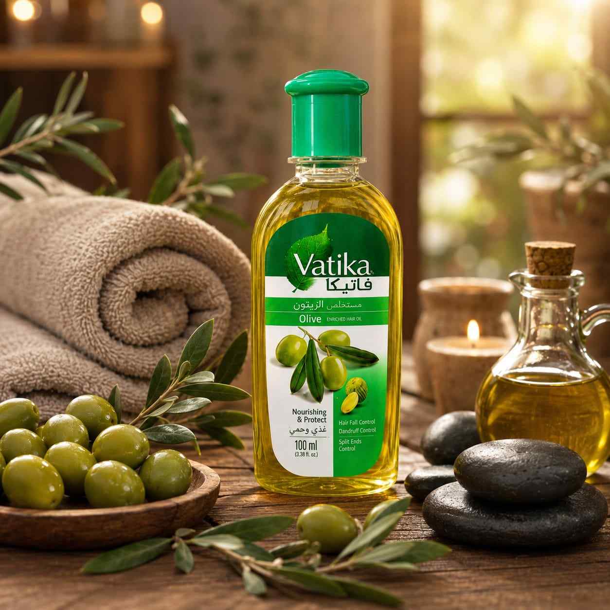 Huile Capillaire Vatika à l’Olive