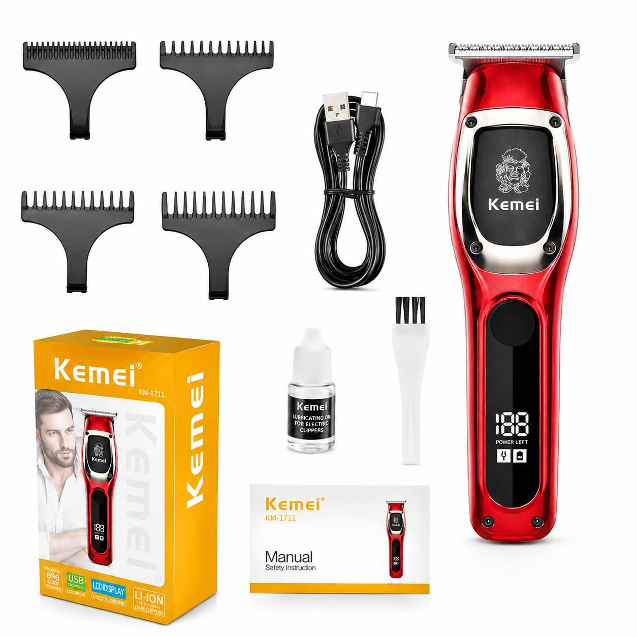 Tondeuse Professionnelle Kemei KM-1711