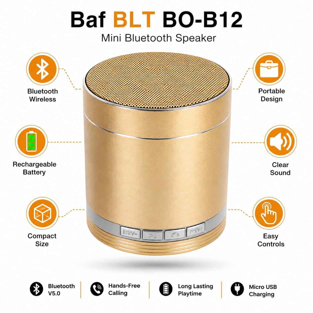Mini Enceinte Bluetooth Portable
