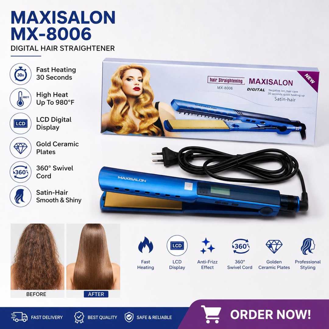 Lisseur Professionnel MAXISALON MX-8006