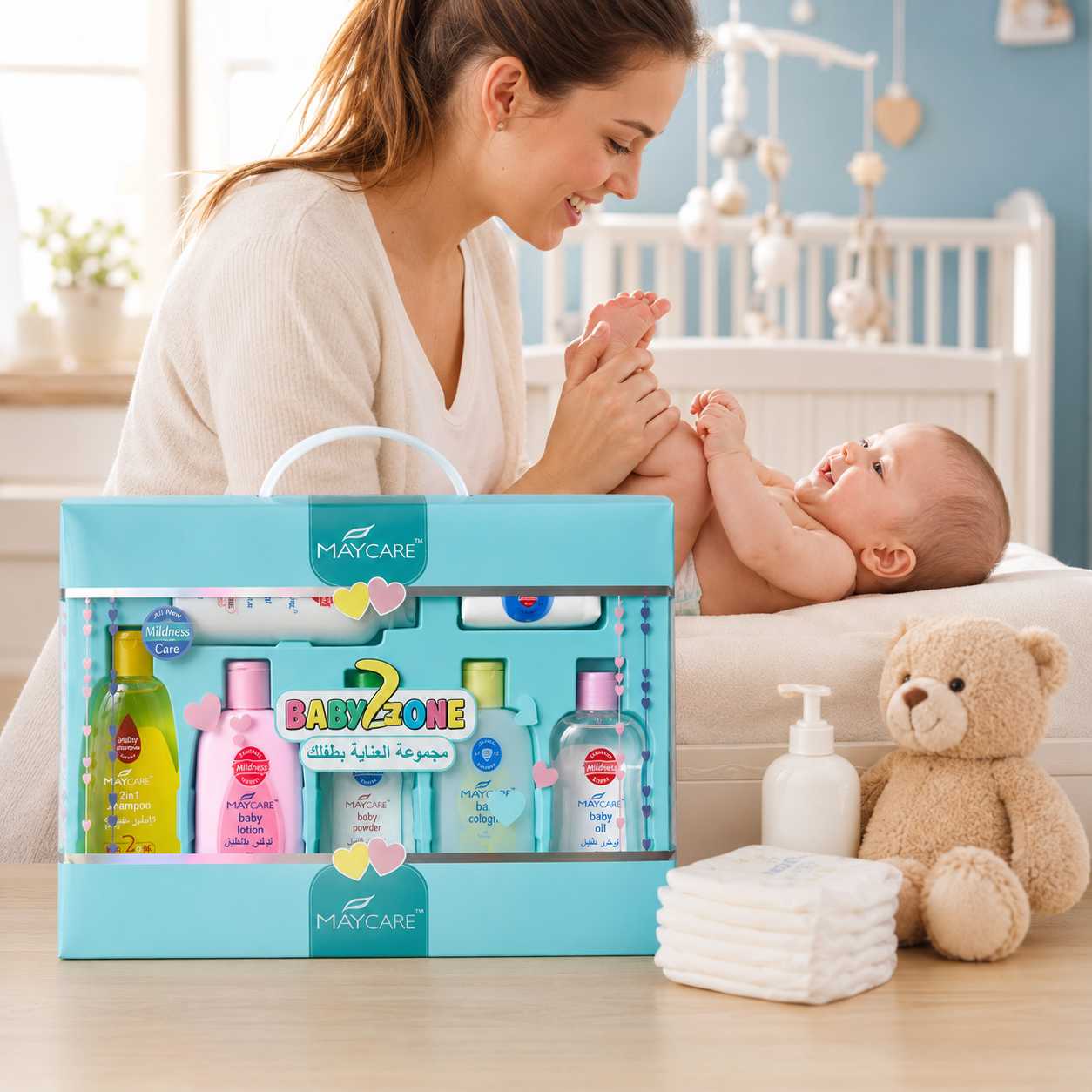 Coffret Cadeau Soins Bébé MAYCARE