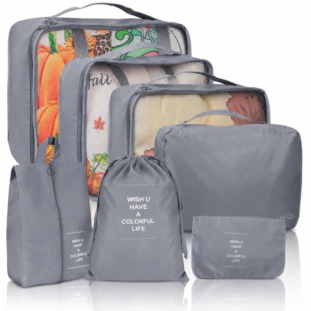 Set de 7 Organisateurs de Voyage