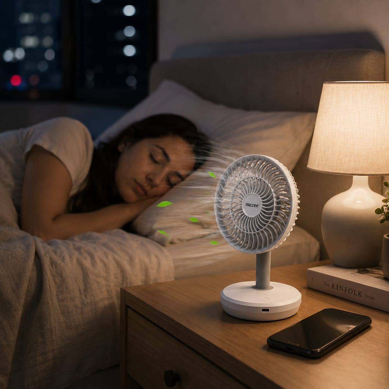 Mini Ventilateur de Bureau Rechargeable USB