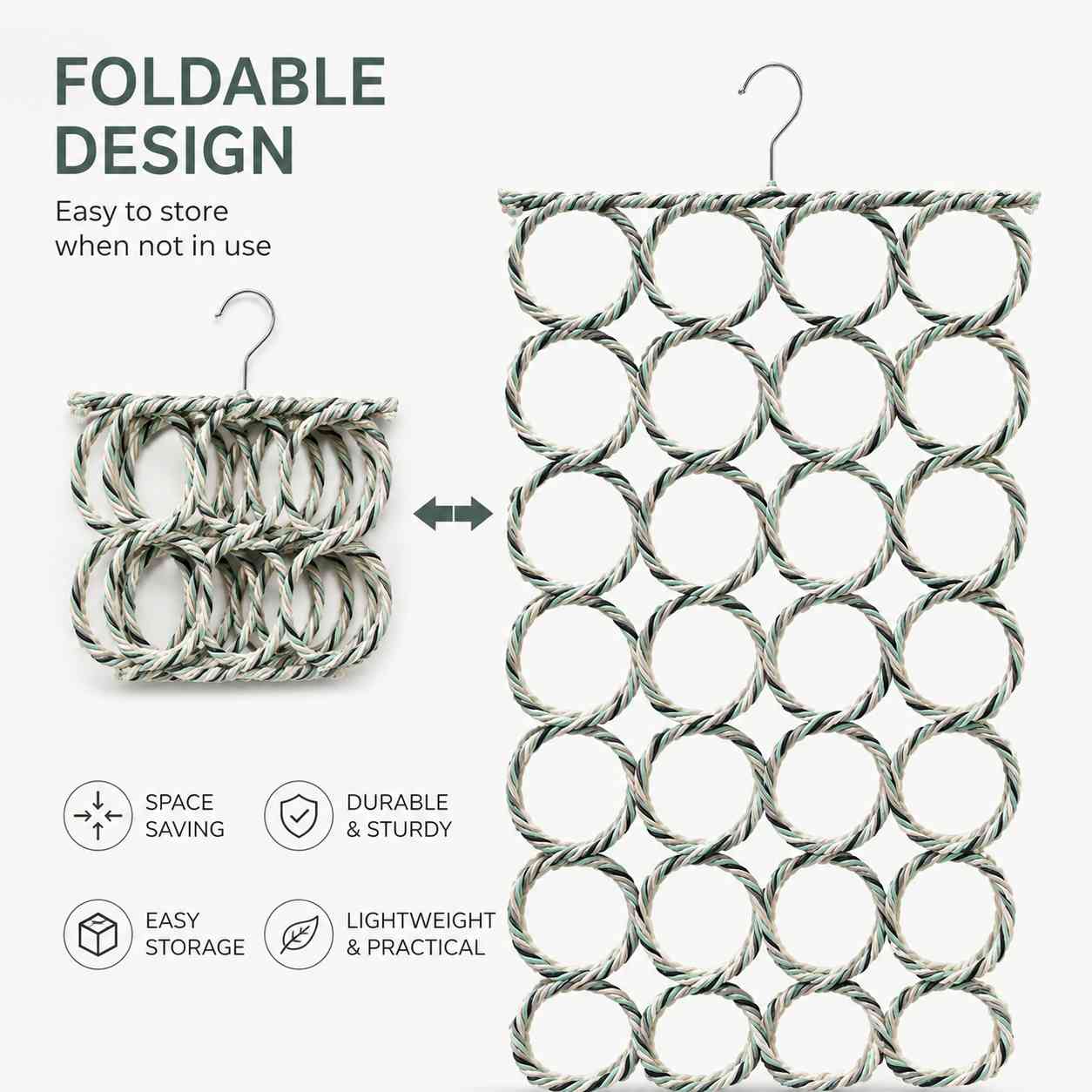 Porte-Foulards Organisateur Maison