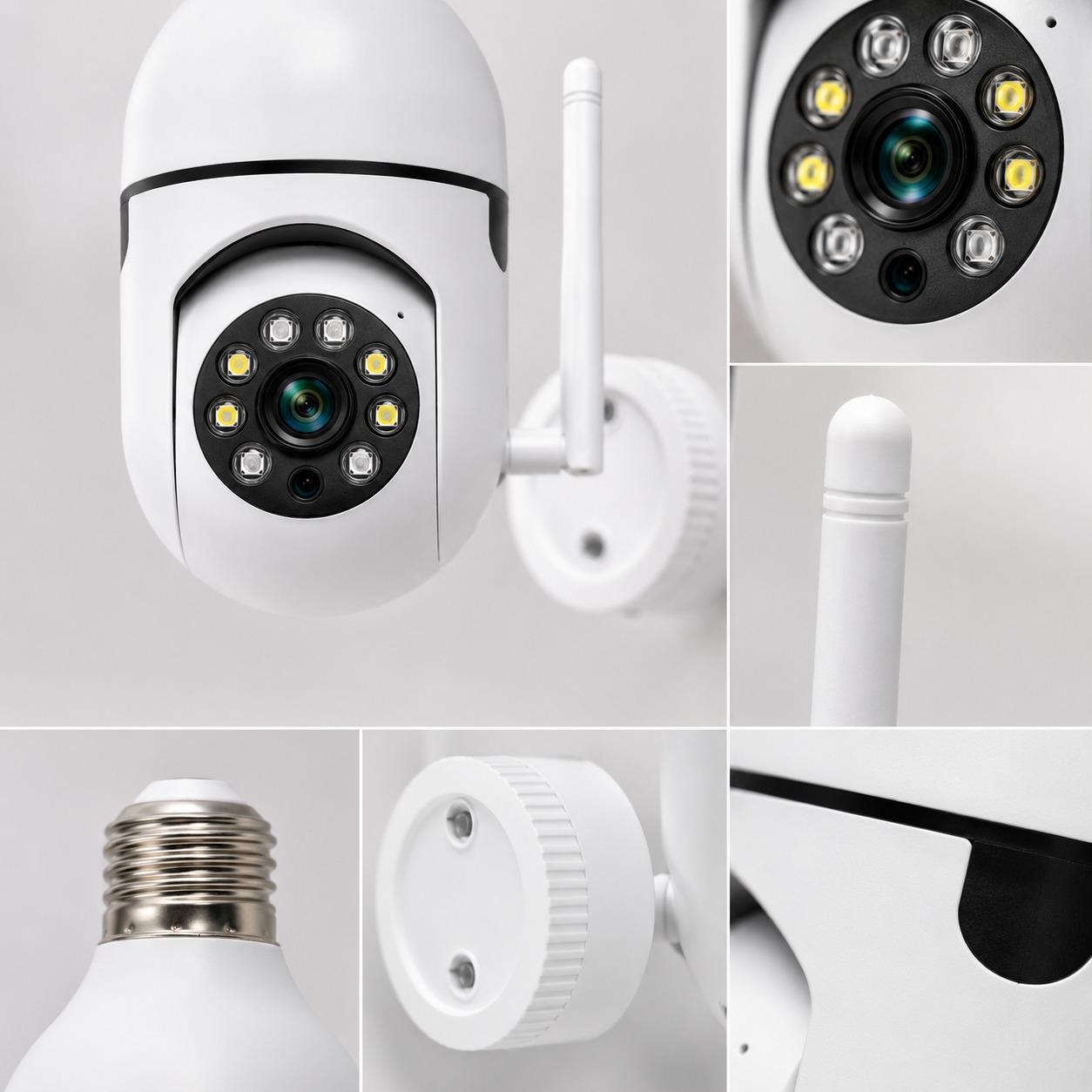 Caméra de Surveillance WiFi PTZ Intelligente