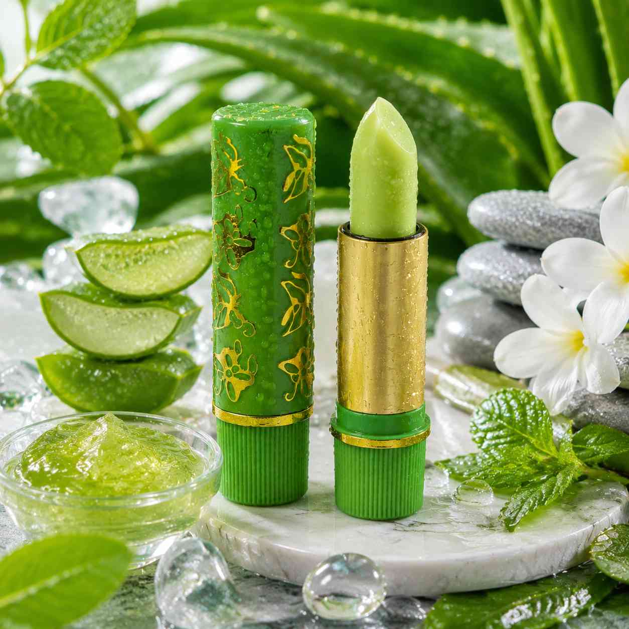 Baume à Lèvres Aloe Vera Changeant de Couleur
