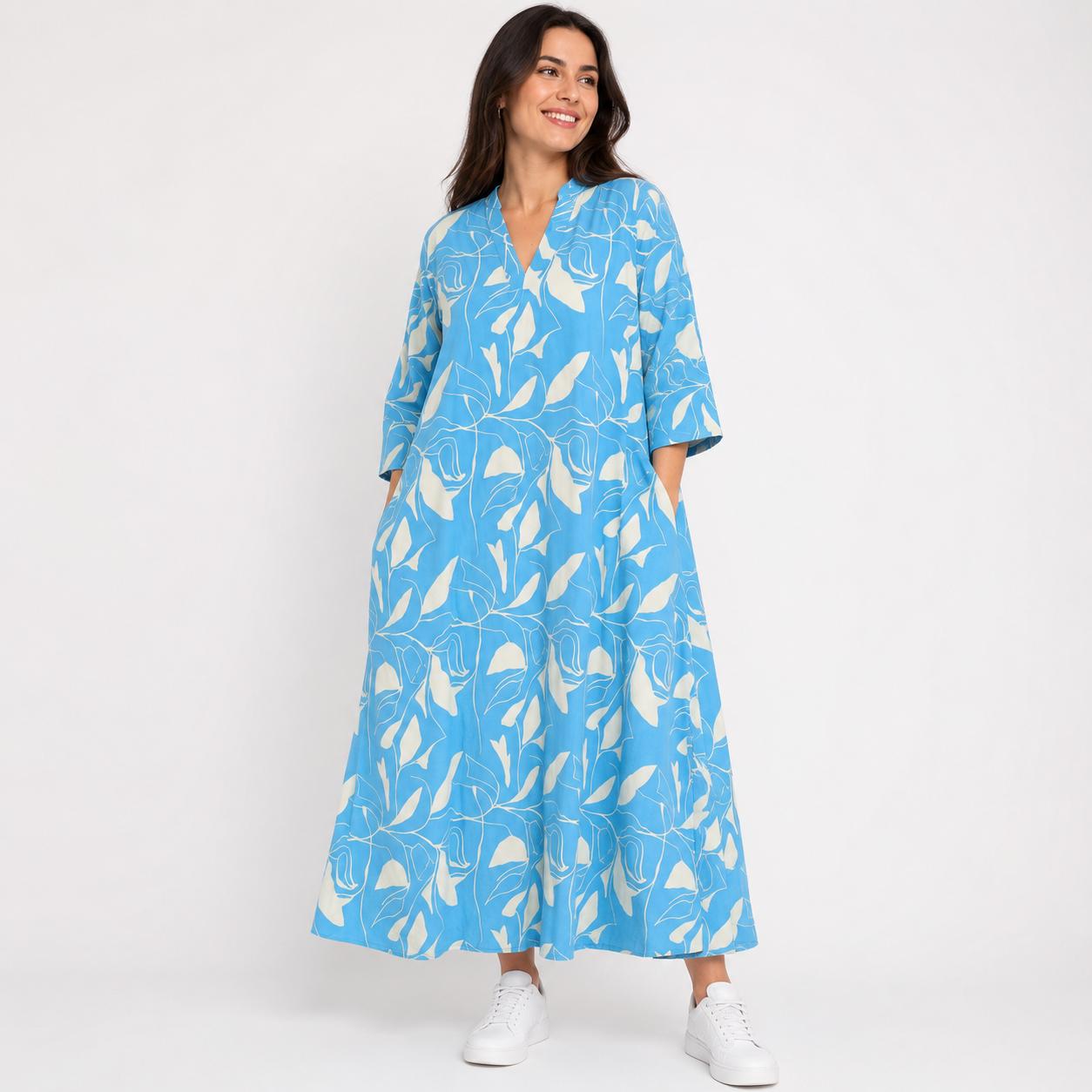 Robe Longue Fleurie pour Femme
