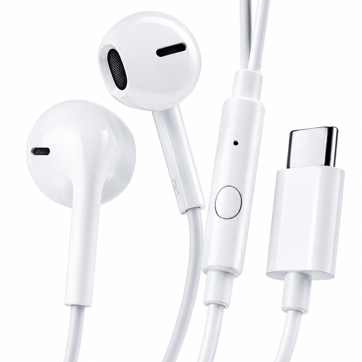 Écouteurs Filaire USB-C avec Microphone